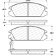 Purchase Top-Quality Front Super Premium Ceramic Pads by CENTRIC PARTS - 105.03340 pa9