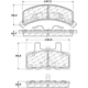 Purchase Top-Quality Front Super Premium Ceramic Pads by CENTRIC PARTS - 105.03690 pa8