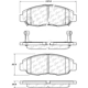 Purchase Top-Quality CENTRIC PARTS - 105.07640 - Plaquettes avant en céramique de qualité supérieur  pa2