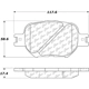 Purchase Top-Quality Plaquettes avant en céramique de qualité supérieur  by CENTRIC PARTS - 105.08170 pa5