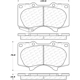 Purchase Top-Quality Front Super Premium Ceramic Pads by CENTRIC PARTS - 105.09761 pa12