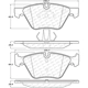 Purchase Top-Quality Plaquettes avant en céramique de qualité supérieur  by CENTRIC PARTS - 105.10610 pa15