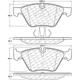 Purchase Top-Quality Plaquettes avant en céramique de qualité supérieur  by CENTRIC PARTS - 105.10610 pa6