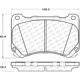 Purchase Top-Quality Plaquettes avant en céramique de qualité supérieur  by CENTRIC PARTS - 105.13960 pa7