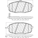 Purchase Top-Quality Front Super Premium Ceramic Pads by CENTRIC PARTS - 105.13972 pa5