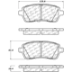 Purchase Top-Quality Front Super Premium Ceramic Pads by CENTRIC PARTS - 105.14540 pa4