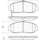 Purchase Top-Quality Front Super Premium Ceramic Pads by CENTRIC PARTS - 105.15060 pa11