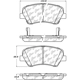 Purchase Top-Quality CENTRIC PARTS - 105.15430 - Plaquettes avant en céramique de qualité supérieur  pa3