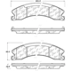 Purchase Top-Quality Front Super Premium Ceramic Pads by CENTRIC PARTS - 105.15650 pa1