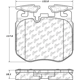 Purchase Top-Quality Front Super Premium Ceramic Pads by CENTRIC PARTS - 105.18680 pa2