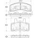 Purchase Top-Quality Front Super Premium Semi Metallic Pads by CENTRIC PARTS - 104.03700 pa12