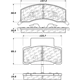 Purchase Top-Quality Front Super Premium Semi Metallic Pads by CENTRIC PARTS - 104.04590 pa1