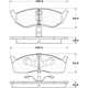 Purchase Top-Quality Plaquette avant semi-métalique de qualité supérieur by CENTRIC PARTS - 104.06420 pa7