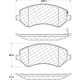 Purchase Top-Quality Front Super Premium Semi Metallic Pads by CENTRIC PARTS - 104.08560 pa1