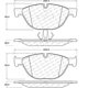 Purchase Top-Quality Front Super Premium Semi Metallic Pads by CENTRIC PARTS - 104.14090 pa6