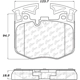 Purchase Top-Quality Front Super Premium Semi Metallic Pads by CENTRIC PARTS - 104.18670 pa1