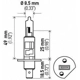 Purchase Top-Quality HELLA - H1-130W - High Beam Headlight pa2