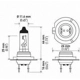 Purchase Top-Quality High Beam Headlight by HELLA - H7-100WTB pa15