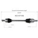 Purchase Top-Quality GSP NORTH AMERICA - NCV37109 - CV Axle Assembly pa2