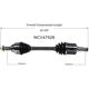 Purchase Top-Quality GSP NORTH AMERICA - NCV47526 - CV Axle Assembly - Front Left pa6