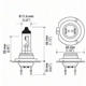 Purchase Top-Quality HELLA - H7 - Low Beam Headlight pa14