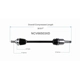 Purchase Top-Quality GSP NORTH AMERICA - NCV66503XD - Front Passenger Side CV Axle Assembly pa2