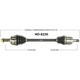 Purchase Top-Quality TRAKMOTIVE - HO8250 - CV Axle Shaft pa6