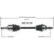 Purchase Top-Quality TRAKMOTIVE - MZ8159 - CV Axle Shaft pa4