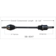 Purchase Top-Quality TRAKMOTIVE - SB8047 - CV Axle Shaft pa5