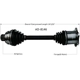 Purchase Top-Quality TRAKMOTIVE - AD8146 - CV Axle Shaft pa4