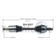 Purchase Top-Quality TRAKMOTIVE - BM8007 - CV Axle Shaft pa2