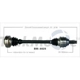 Purchase Top-Quality TRAKMOTIVE - BM8028 - CV Axle Shaft pa2