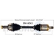 Purchase Top-Quality TRAKMOTIVE - BM8043 - CV Axle Shaft pa2