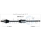 Purchase Top-Quality TRAKMOTIVE - BM8112 - CV Axle Shaft pa2