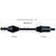 Purchase Top-Quality TRAKMOTIVE - BM8115 - CV Axle Shaft pa2