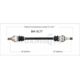 Purchase Top-Quality TRAKMOTIVE - BM8177 - CV Axle Shaft pa2