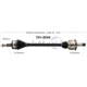 Purchase Top-Quality TRAKMOTIVE - CH8244 - CV Axle Shaft pa2