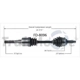 Purchase Top-Quality TRAKMOTIVE - FD8096 - CV Axle Shaft pa3