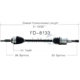 Purchase Top-Quality TRAKMOTIVE - FD8133 - CV Axle Shaft pa2