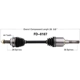 Purchase Top-Quality TRAKMOTIVE - FD8187 - CV Axle Shaft pa4