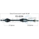 Purchase Top-Quality TRAKMOTIVE - FD8206 - CV Axle Shaft pa4