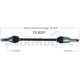 Purchase Top-Quality TRAKMOTIVE - FD8207 - CV Axle Shaft pa2