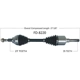 Purchase Top-Quality TRAKMOTIVE - FD8220 - CV Axle Shaft pa4