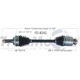 Purchase Top-Quality TRAKMOTIVE - FD8242 - CV Axle Shaft pa2