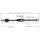 Purchase Top-Quality TRAKMOTIVE - FD8288 - CV Axle Shaft pa2