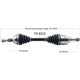 Purchase Top-Quality TRAKMOTIVE - FD8310 - CV Axle Shaft pa5