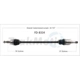 Purchase Top-Quality TRAKMOTIVE - FD8334 - CV Axle Shaft pa2