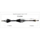 Purchase Top-Quality TRAKMOTIVE - FD8340 - CV Axle Shaft pa4