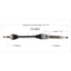 Purchase Top-Quality TRAKMOTIVE - FD8357 - CV Axle Shaft pa2