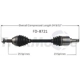 Purchase Top-Quality TRAKMOTIVE - FD8721 - CV Axle Shaft pa2